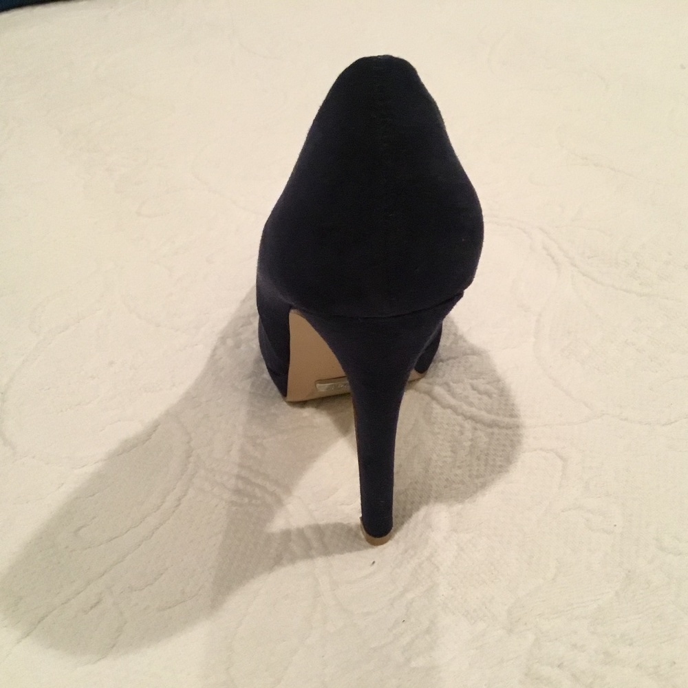 Navy Suede Studio F Shoes